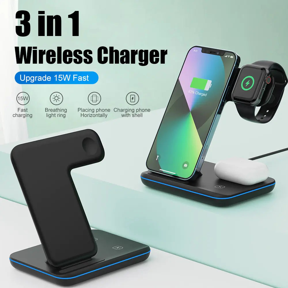 3 in 1 Wireless Charger Stand